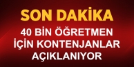 40 Bin Öğretmen İçin Kadro Kontenjanları Açıklanıyor