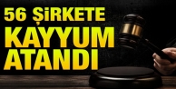 56 şirkete kayyum atandı