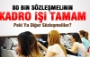80 Bin Sözleşmeliye Kadro Müjdesi