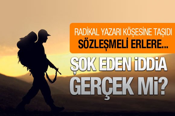 ASKER SAYILARI HAKKINDA ŞOK İDDİA!