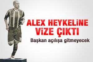 ALEX'İN HEYKELİ YARIN AÇILIYOR