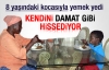 8 yaşındaki kocasıyla yemek yedi