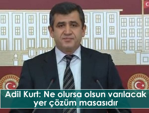 KURT: VARILACAK YER ÇÖZÜM MASASIDIR