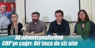 Akademisyenlerden CHP’ye çağrı: Bir imza da siz...