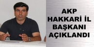 AKP Hakkari İl Başkanı açıklandı