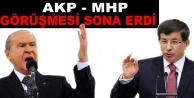 AKP-MHP görüşmesi sona erdi