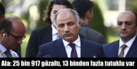 Ala: 25 bin 917 gözaltı, 13 binden fazla tutuklu...