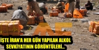 Alkol sevkiyatının görüntüleri...