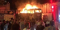 Altay takım otobüsünde yangın