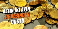 Altın iki ayın zirvesinden geriledi