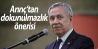 Arınç’tan dokunulmazlık önerisi