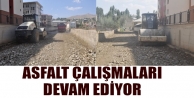 Asfalt çalışmaları devam ediyor