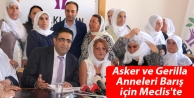 Asker ve gerilla anneleri barış için Meclis'te