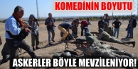 Askerler böyle mevzileniyor!