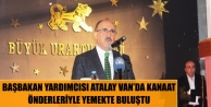  Atalay: Van'da Kanaat Önderleriyle Buluştu