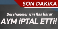 AYM'den dershane kararı