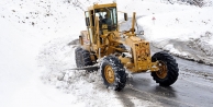 Bahçesaray'da karla mücadele başladı