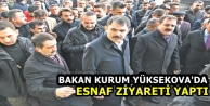 Bakan Kurum, Yüksekova'da Esnaf Ziyareti Yaptı