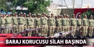 Baraj korucusu silah başında