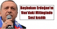 Başbakan Erdoğan'ın sesi kısıldı
