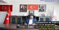 Başkan Bilici'den Kurban Bayram Mesajı