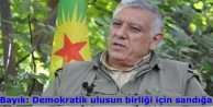 Bayık: Demokratik ulusun birliği için sandığa