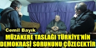 Bayık: Müzakere taslağı Türkiye’nin demokrasi...