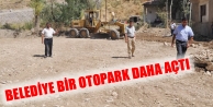 Belediye Bir Otopark daha açtı