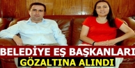Belediye Eş Başkanları gözaltına alındı