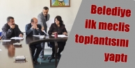 Belediye ilk meclis toplantısını yaptı