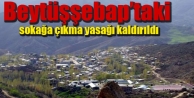 Beytüşşebap’taki sokağa çıkma yasağı kaldırıldı