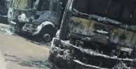 Bingöl'de 3 iş makinesi yakıldı