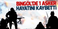 Bingöl’de bir asker hayatını kaybetti