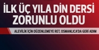 Birinci sınıfta din dersi zorunlu oldu