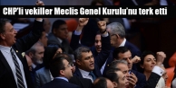 CHP’li vekiller Meclis Genel Kurulu’nu terk etti
