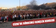 Cizre’de görkemli gençlik konseri