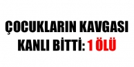 Çocukların Kavgası Kanlı Bitti: 1 Ölü