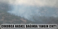 Çukurca Haskel Dağında Yangın Çıktı