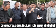 Çukurca’da Soma İşçileri İçin Anma Yürüyüşü