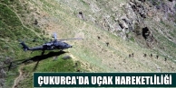Çukurca'da uçak hareketliliği