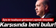 Cumhurbaşkanı Erdoğan'dan koalisyon açıklaması!