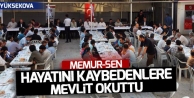Darbe yaşamını yitirenler için mevlit okutuldu