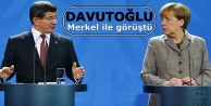 Davutoğlu, Merkel ile görüştü