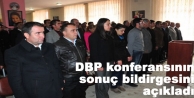 DBP konferansının sonuç bildirgesi