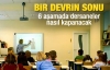 Dersaneler 6 aşamada kapanıyor