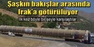 Dev petrol arıtma kulesi, şaşkın bakışlar arasında...