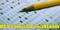 DGS sonuçları açıklandı