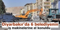 Diyarbakır'da 6 belediyenin iş makinelerine el konuldu