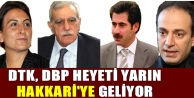 DTK, DBP heyeti yarın Hakkari'ye geliyor
