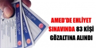 Ehliyet sınavında 83 kişi gözaltına alındı